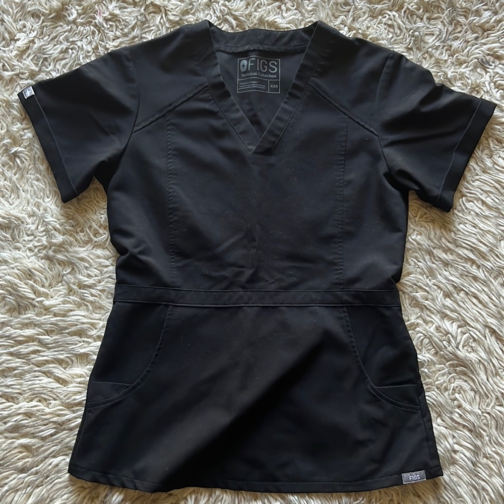 Figs Flores Peplum top